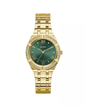 Женские часы Cosmo GW0033L8 из стали и золотого ремешка Guess