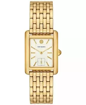 Женские часы Eleanor с золотистым браслетом из нержавеющей стали, 34 мм Tory Burch, золото