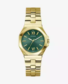 Женские часы Empress GW0873L2 из стали и золотого ремешка Guess