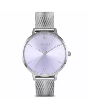 Женские часы Eros Limited Release с сетчатым браслетом из нержавеющей стали и минеральным стеклом Vincero, фиолетовый