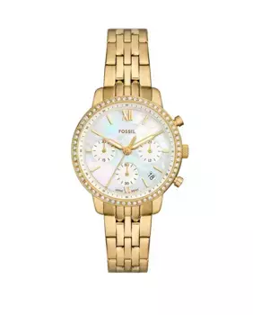 Женские часы ES5358 из стали золотого цвета Fossil, золотой