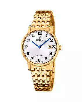 Женские часы F20021/4 Swiss Made золото сталь Festina, золотой