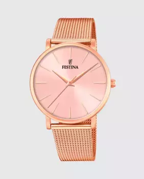 Женские часы F20477/1 Boyfriend из розовой стали Festina