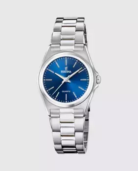 Женские часы F20553/3 Acero Classico в серебристой стали Festina, серебряный