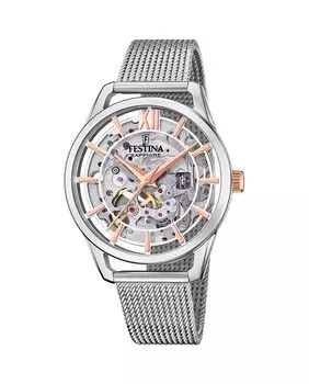 Женские часы F20627/1 из серебристой стали Festina, серебро