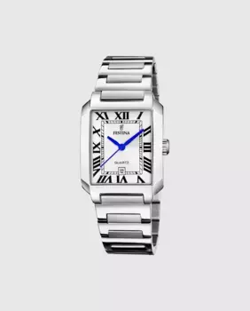 Женские часы F20679/1 On The Square из серебристой стали Festina, серебряный