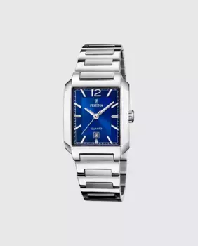 Женские часы F20679/3 On The Square из серебристой стали Festina, серебряный