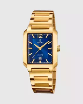 Женские часы F20680/3 On The Square из золотой стали Festina, золотой