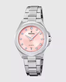 Женские часы F20700/2 Mademoiselle из серебристой стали Festina, серебряный