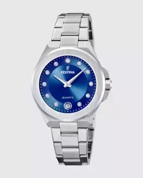 Женские часы F20700/5 Mademoiselle из серебристой стали Festina, серебрянный