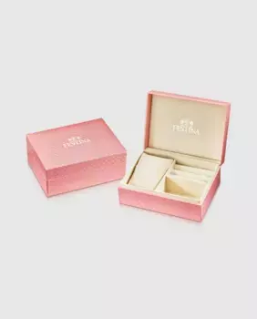 Женские часы F20701/5 Mademoiselle из черной кожи Festina, черный