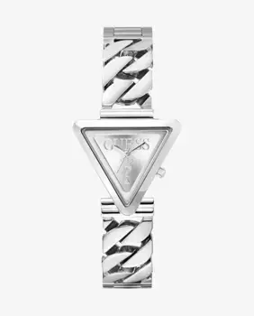 Женские часы Fame GW0859L1 из стали с серебряным ремешком Guess, серебряный