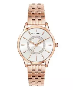 Женские часы Fitzrovia с браслетом из нержавеющей стали цвета розового золота, 34 мм Ted Baker, золотой
