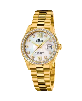 Женские часы Freedom 18979/1 из золотой стали LOTUS, золотой