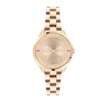 Женские часы Furla Metropolis с золотым циферблатом из нержавеющей стали, золотой