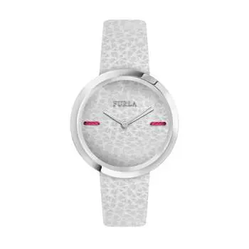 Женские часы Furla My Piper с белым циферблатом из нержавеющей стали из телячьей кожи