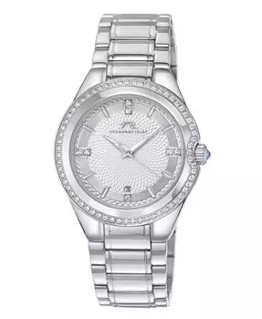 Женские часы Guilia из нержавеющей стали и силиконового ремешка 1121AGUS Porsamo Bleu, серебро