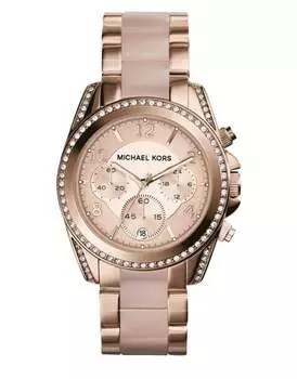 Женские часы-хронограф blair mk5943 от Michael Kors, розовый