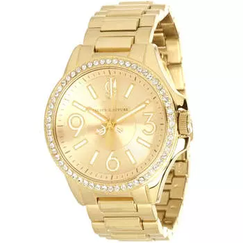 Женские часы Juicy Couture Jetsetter с золотым циферблатом, цвет gold tone
