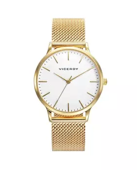 Женские часы Kiss 461096-07 золото IP сталь и миланская сетка Viceroy, золотой