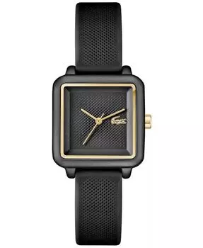 Женские часы Lacoste 12.12 Flow, черный силиконовый ремешок, 26 мм, черный