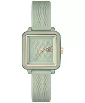 Женские часы Lacoste 12.12 Flow Green на силиконовом ремешке 26 мм, зеленый