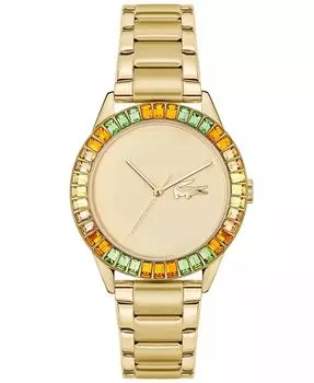 Женские часы Ladycroc с золотистым браслетом из нержавеющей стали, 36,5 мм Lacoste, золото