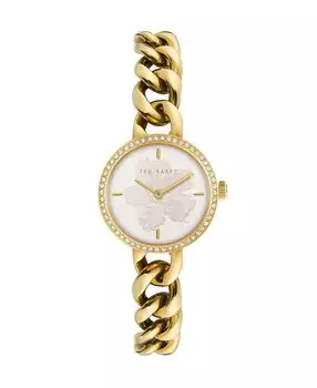 Женские часы Maiisie с золотистым браслетом из нержавеющей стали, 28 мм Ted Baker, золотой