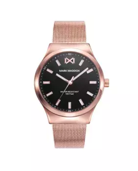 Женские часы Marais из стали с миланской сеткой IP, розовые Mark Maddox