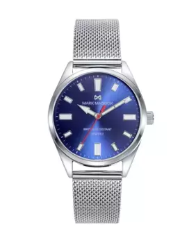 Женские часы Marais с корпусом из миланской стали и сеткой Mark Maddox, серебряный