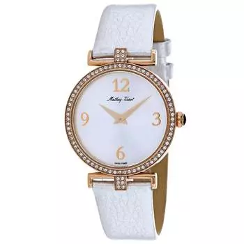 Женские часы Mathey Tissot Gaia с серебристым циферблатом, серебряный