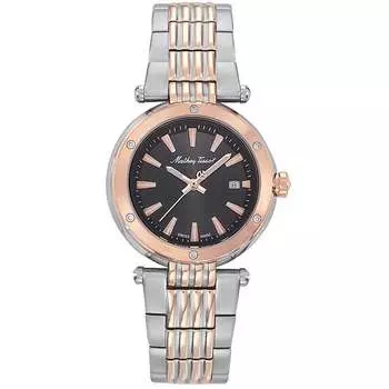 Женские часы Mathey Tissot Neptune с черным циферблатом