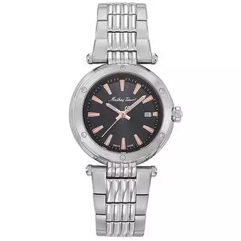 Женские часы Mathey Tissot Neptune с черным циферблатом