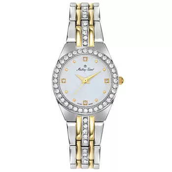 Женские часы Mathey Tissot с белым циферблатом