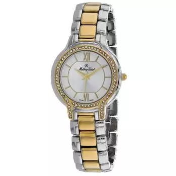 Женские часы Mathey Tissot с серебряным циферблатом