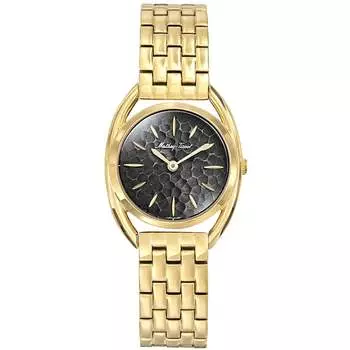 Женские часы Mathey Tissot Saphira с черным циферблатом