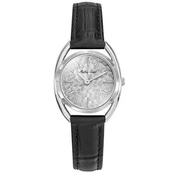 Женские часы Mathey Tissot Saphira с серебристым циферблатом, серебряный