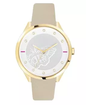Женские часы Metropolis из телячьей кожи с серебряным циферблатом Furla