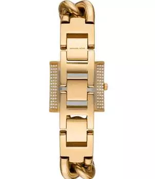 Женские часы Michael Kors MK с цепочкой и браслетом из нержавеющей стали с тремя стрелками, золотой