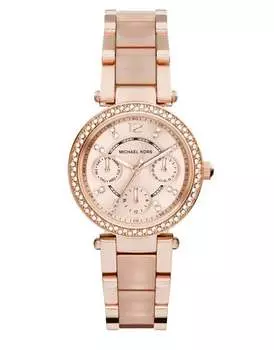 Женские часы mini parker mk6110 от Michael Kors, черный