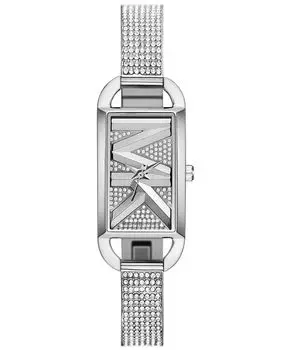 Женские часы MK Empire с тремя стрелками из нержавеющей стали, 22 мм Michael Kors, белый