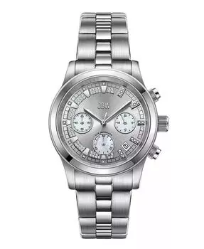 Женские часы Muse Diamond (1/5 карата) из нержавеющей стали Jbw, серебро
