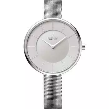 Женские часы Obaku с песочно-белым циферблатом