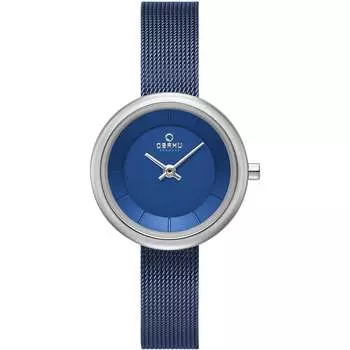 Женские часы Obaku Stille Arctic Blue Dial, синий