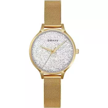 Женские часы Obaku Stjerner с серебряным циферблатом