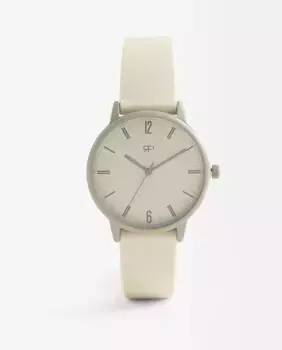 Женские часы Parfois с гладким силиконовым ремешком, белый