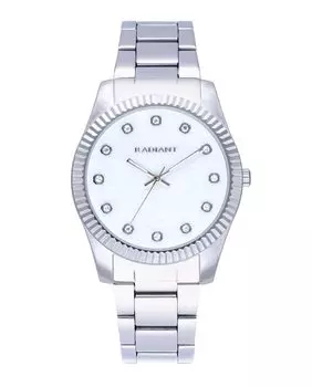Женские часы Polinesia RA610201 из стали с серебристо-серым ремешком Radiant, серебро