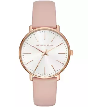 Женские часы Pyper Blush на кожаном ремешке, 38 мм Michael Kors, золотой
