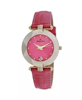 Женские часы Pyramide с розовым циферблатом - P317M Mathey Tissot, розовый