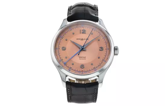 Женские часы с автоматическим механизмом, циферблат 40 мм, корпус из нержавеющей стали с золотым механизмом и ремешком из крокодиловой кожи MONTBLANC